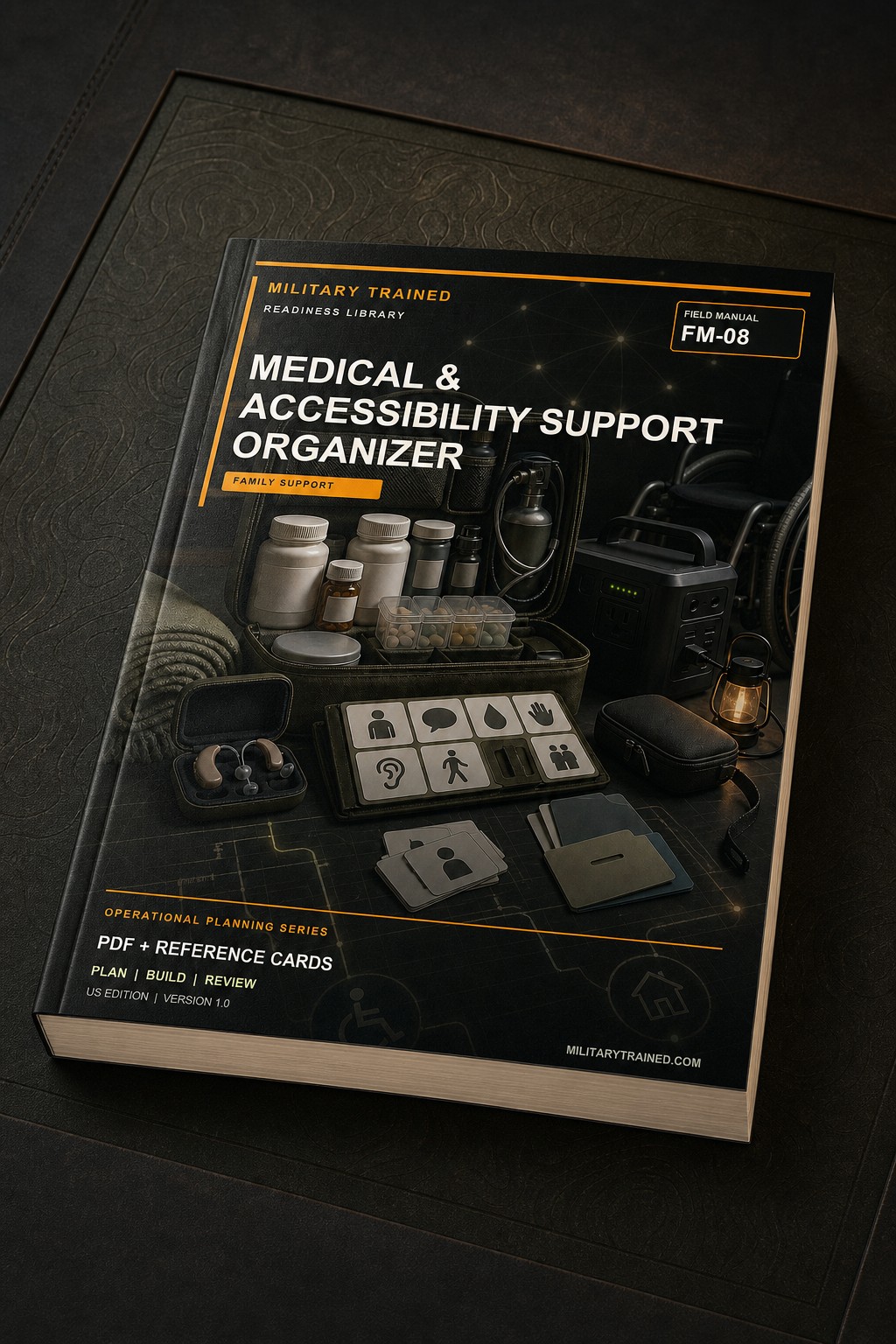 3D product preview of Medical & Accessibility Support Organizer