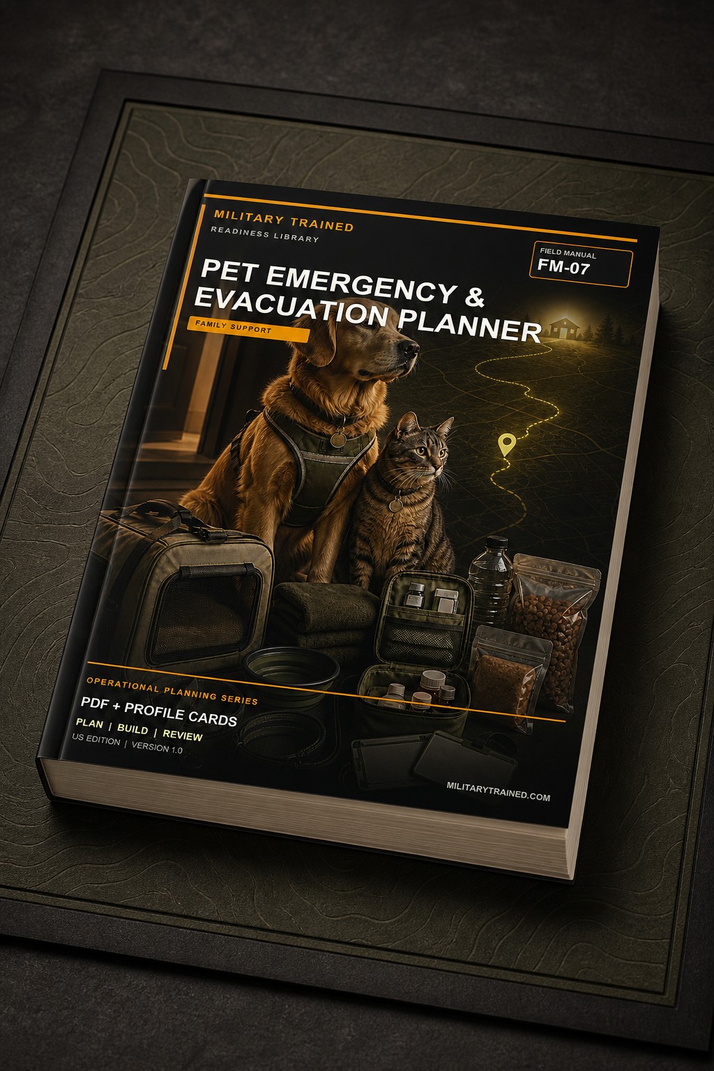 3D product preview of Pet Emergency & Evacuation Planner