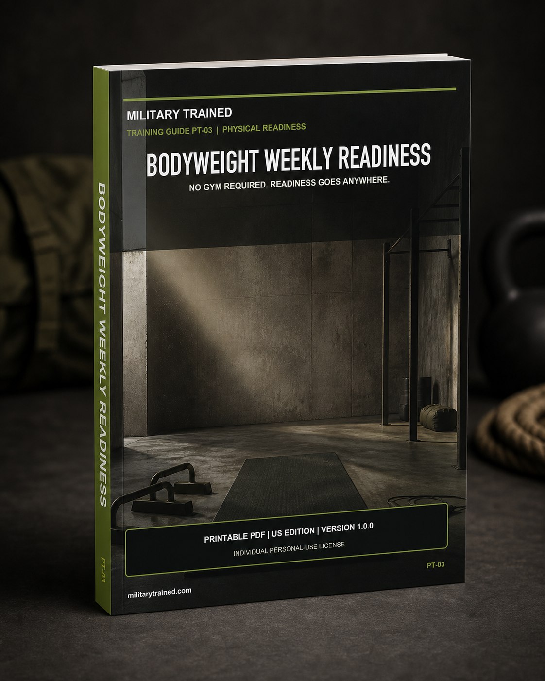3D book preview of Bodyweight Weekly Readiness