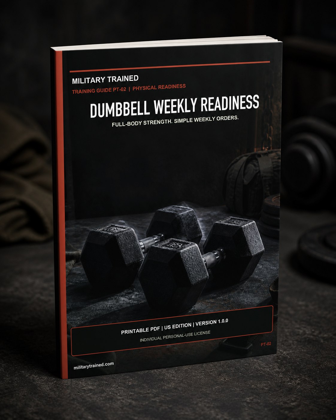 3D book preview of Dumbbell Weekly Readiness