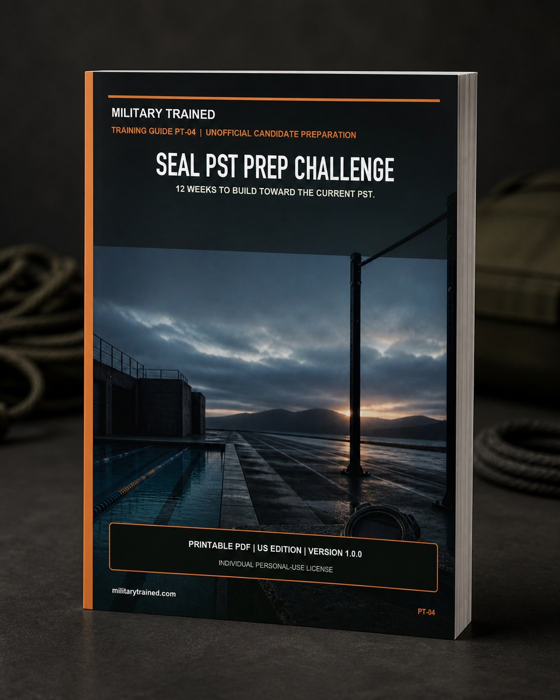 3D book preview of SEAL PST Prep Challenge