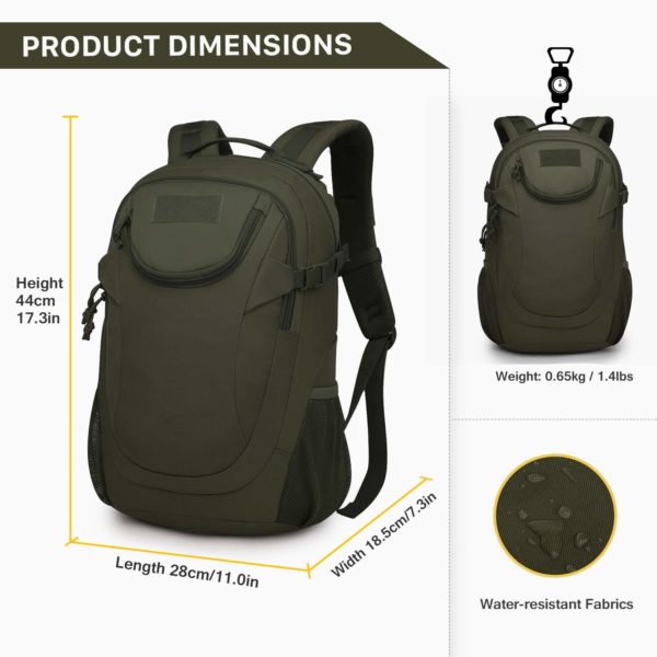 Prairie 25 Backpack - 25L Tactical Daypack For Hunting, Hiking & Motorcycle Use