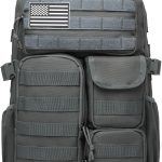30L Waterproof Tactical Backpack with Laptop Sleeve – Dark Gray