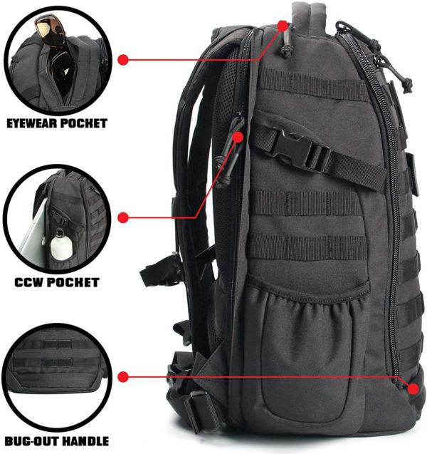 35L Tactical Water Resistant Backpack