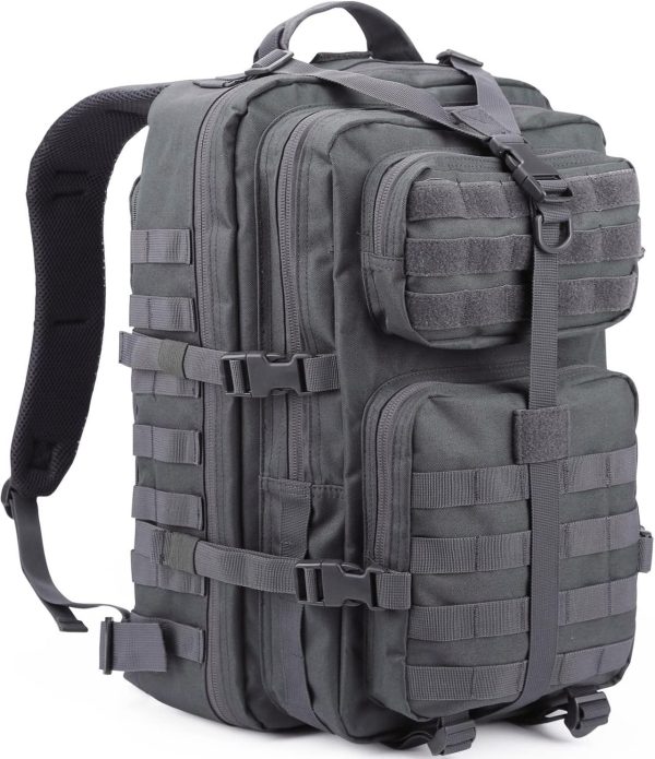 40L MOLLE Tactical Assault Pack with Hydration Compatibility – Gray