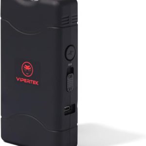 VIPERTEK VTS-880: Portable Stun Gun for Self Defense with Flashlight - Rechargeable and Reliable
