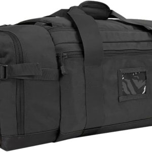 52L Convertible Tactical Duffel Backpack – Black