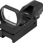 Feyachi Dual-Color Reflex Sight with 4 Adjustable Reticles - Red & Green Optics
