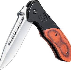 large-folding-pocket-knife-wood-handle-stainless-steel-clip-point-black-silver-1