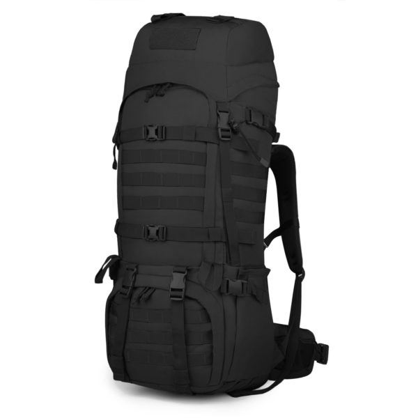 65L Military & Navy Backpack with Frame & Wet Weather Gear