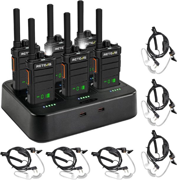gmrs-walkie-talkies-with-earpieces-six-way-charger-6-pack-1