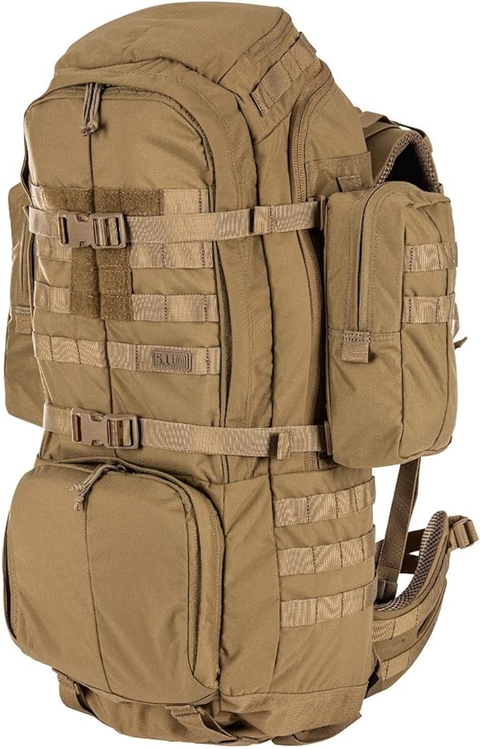 5.11 Tactical RUSH100 Kangaroo Backpack - Versatile 60L Tactical Gear Bag