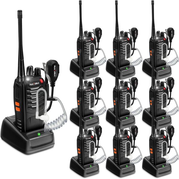 rechargeable-uhf-walkie-talkies-with-earpieces-16-channels-vox-1500mah-1