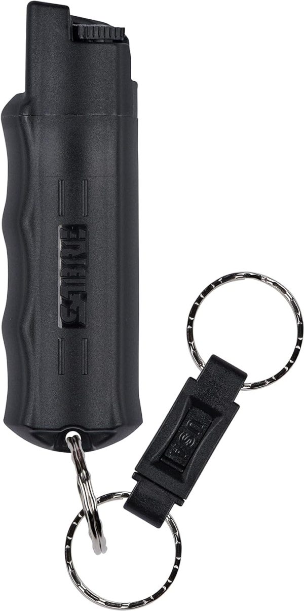 SABRE Pepper Spray Keychain: Fast Access & Maximum Police Strength OC Spray