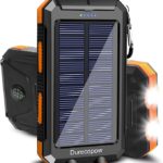 20000mAh Solar Power Bank: Portable Outdoor Charger with Dual USB Ports
