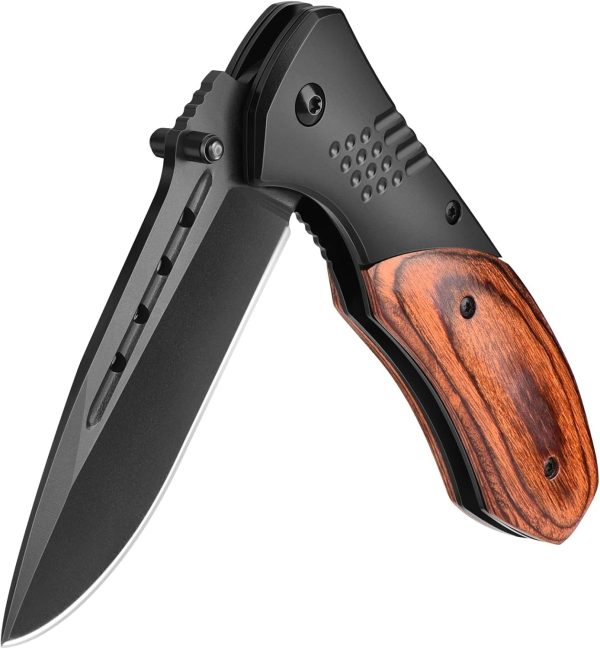 pocket-knife-3cr13-blade-rosewood-handle-with-glass-breaker-1