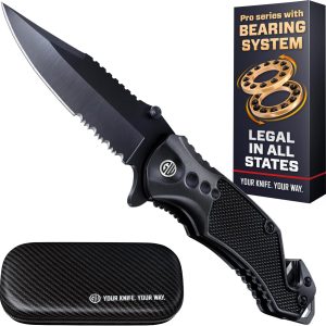 6680u-folding-edc-knife-295in-440c-serrated-blade-aluminum-handle-1
