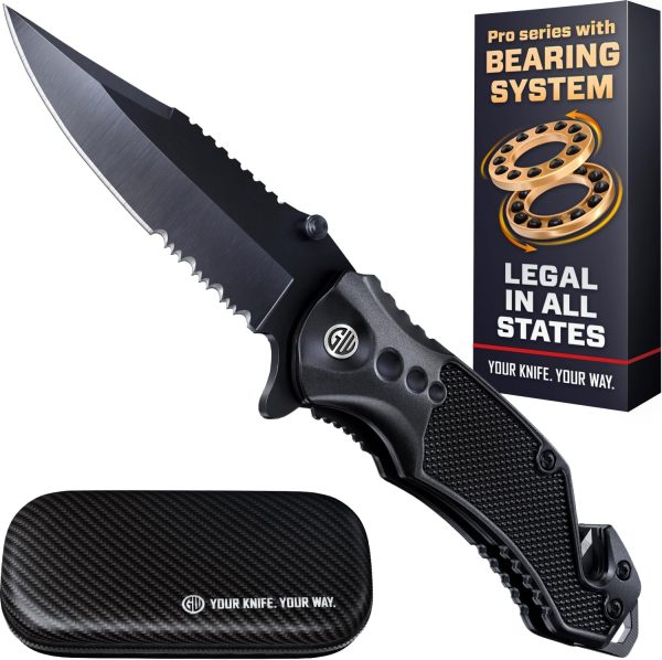 6680u-folding-edc-knife-295in-440c-serrated-blade-aluminum-handle-1