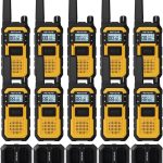 heavy-duty-frs-walkie-talkies-ip67-waterproof-mil-std-810h-10-pack-with-1