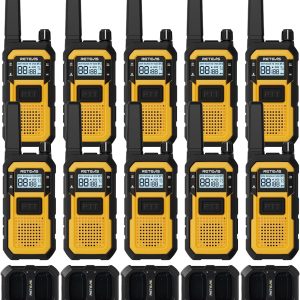 heavy-duty-frs-walkie-talkies-ip67-waterproof-mil-std-810h-10-pack-with-1
