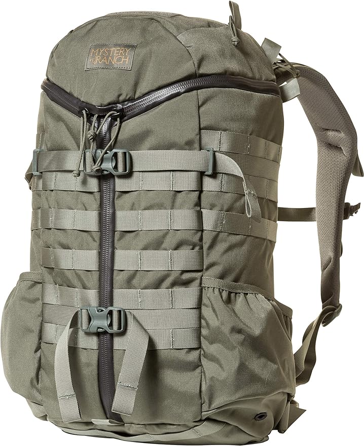 Mystery Ranch Tactical Daypack: Compact Molle Backpack for Hiking | Foliage Green, Small/Medium Size