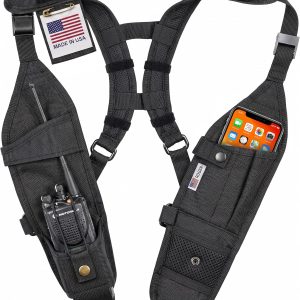 double-radio-shoulder-holster-adjustable-dual-pouch-nylon-made-in-usa-1