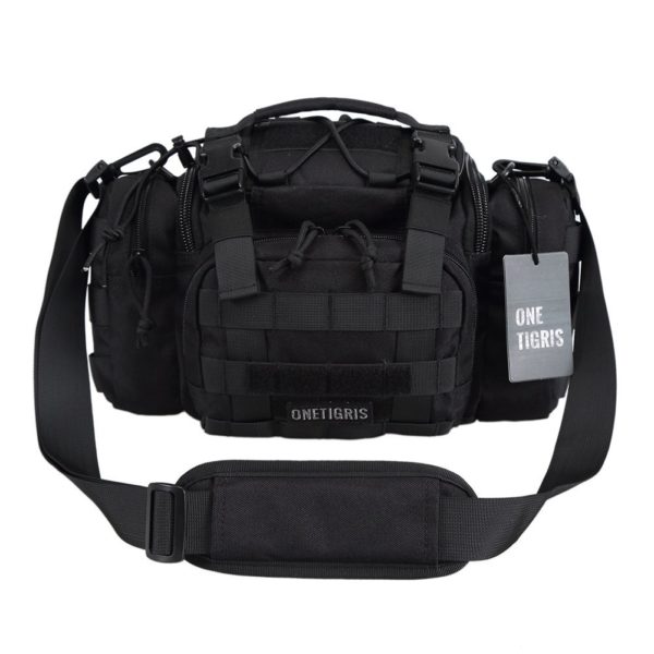 Compact Military Molle Sling Pouch with Shoulder Strap