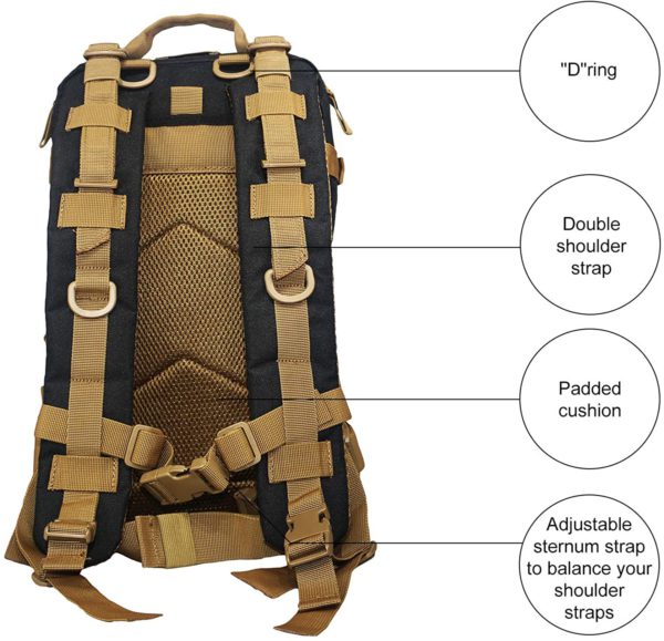 Heavy-Duty Multipurpose Tactical Backpack