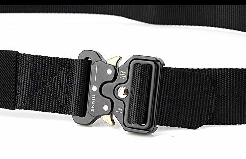 Heavy Duty Tactical Military Belt with Adjustable Waist