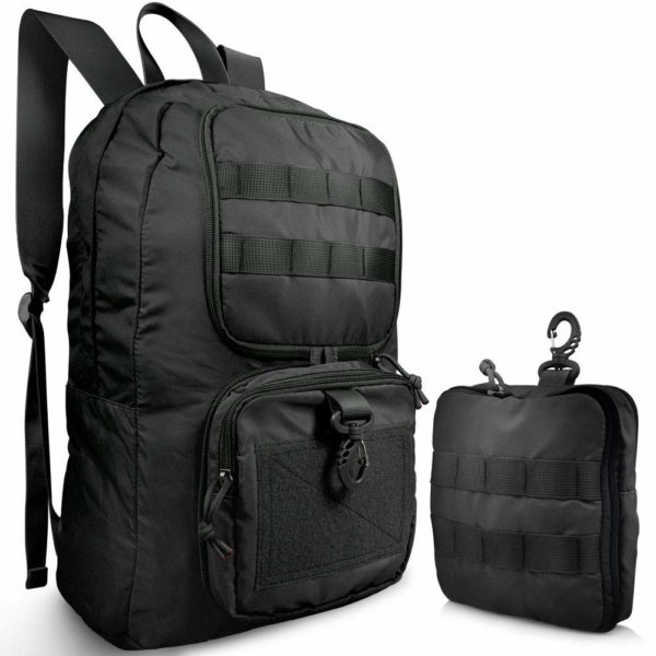 Lightweight Waterproof Navy Day Backpack with Molle