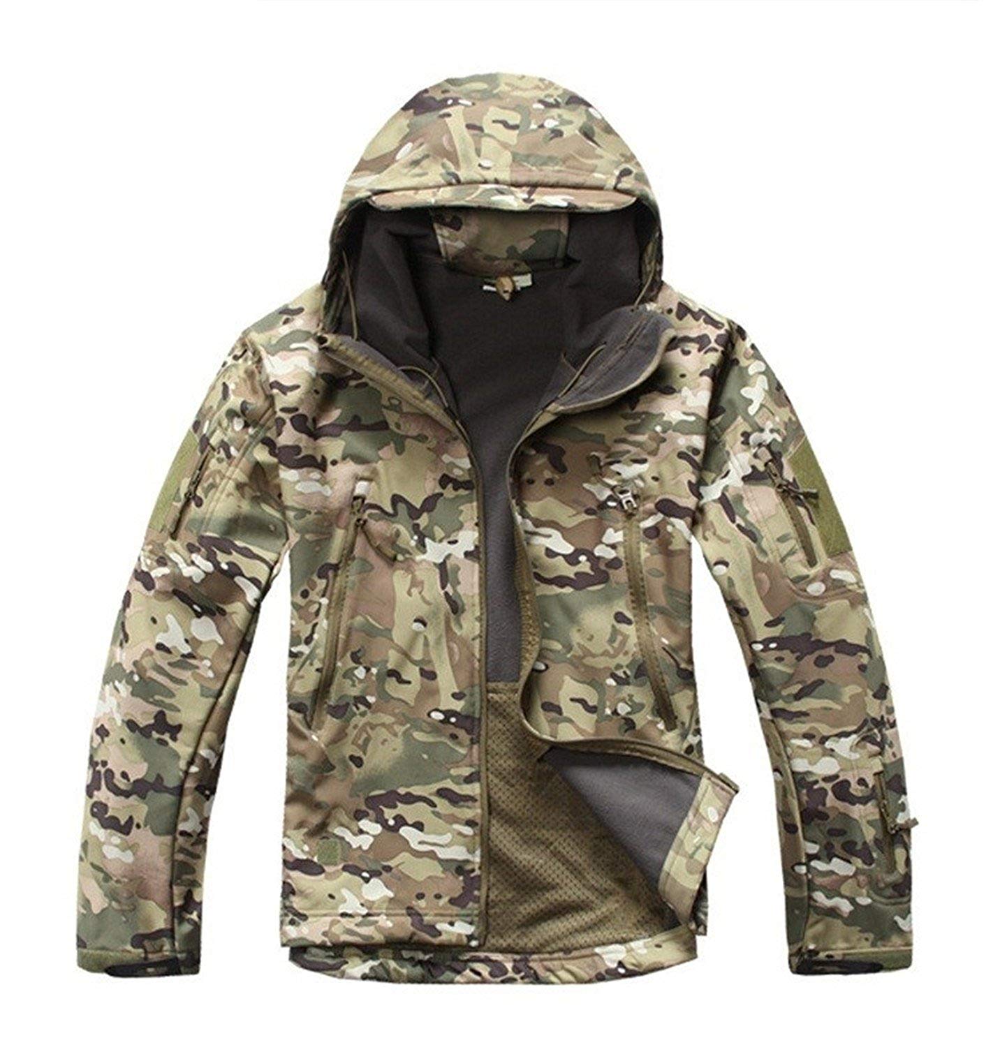 Military Camouflage Hooded Tactical Jacket