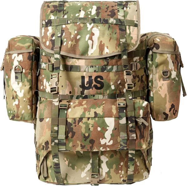 Military MOLLE II Large Rucksack with Frame – 55L Tactical Backpack