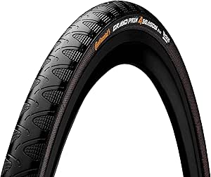 Continental Unisex's Grand Prix 4 Season Tyre, Black, 700 x 25 C