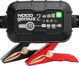 NOCO GENIUS2, 2-Amp Fully-Automatic Smart Charger, 6V And 12V Battery...