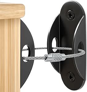 Furniture Straps (10 Pack) Baby Proofing Furniture Anchors, 400lbs Tension...