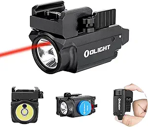 OLIGHT Baldr RL Mini 600 Lumens Compact Rail Mounted Weaponlight with Red...