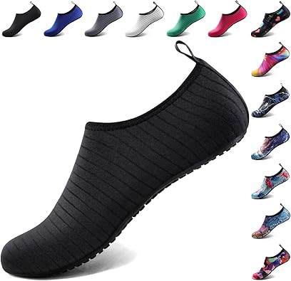 ATHMILE Water Shoes for Women Men Quick-Dry Aqua Socks Swim Beach Barefoot...