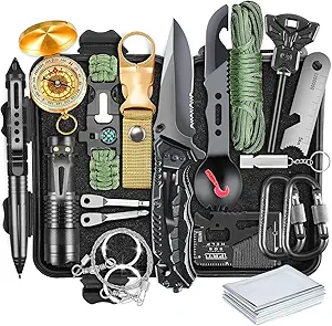 Survival Kit, Gifts for Men Dad Husband, Emergency Survival Gear and...