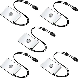 Ferraycle 5 Pieces Signal Mirror Survival Reflective Mirror with Lanyard...