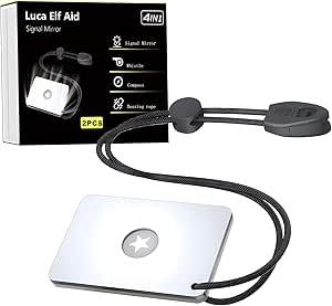 Signal Mirror Survival Military Grade Emergency Mirror Signaling...