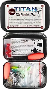 TinTackle Pro – Compact Survival Fishing Kit with Mini Finger Reel | Ultralight Emergency Fishing Gear for Camping, Hiking & Outdoor Survival