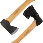Scout Hatchet – 1060 High-Carbon Steel, Hickory Handle, Leather Sheath