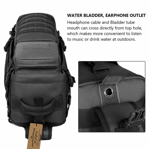 Tactical Army & Military Sling Back Day Pack with Hydration Pouch - Tactical & Military Surplus ...