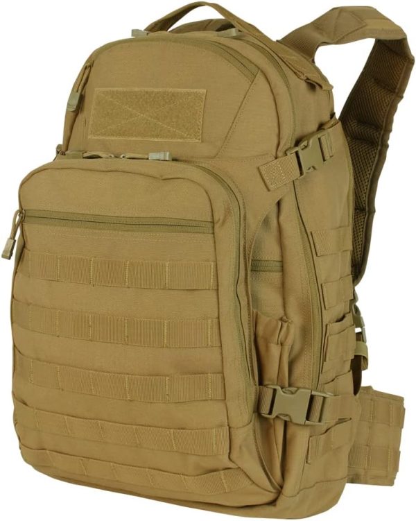Tactical Backpack – Laptop Sleeve, Coyote Brown
