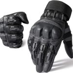Tactical Gloves – Faux Leather, Touchscreen Compatible, Full Finger