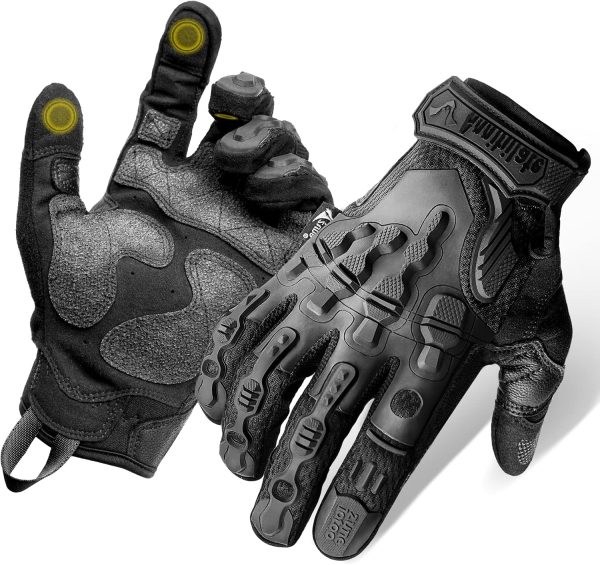 Tactical Gloves – TPR Impact Protection, Kevlar-Lined, Full Finger