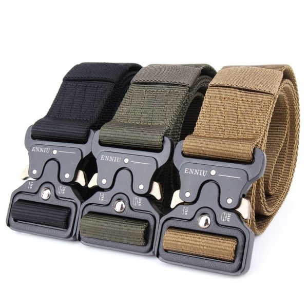 Tactical Military Belt - Heavy Duty Nylon with Molle Buckle