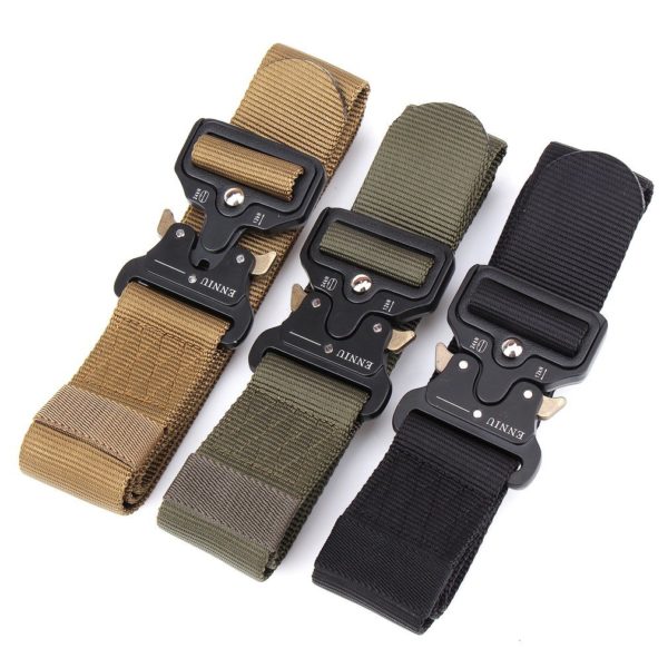 Tactical Military Belt - Heavy Duty Nylon with Molle Buckle