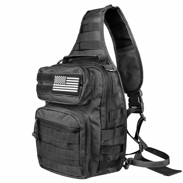 Tactical Molle Sling Backpack with Electronics Pocket