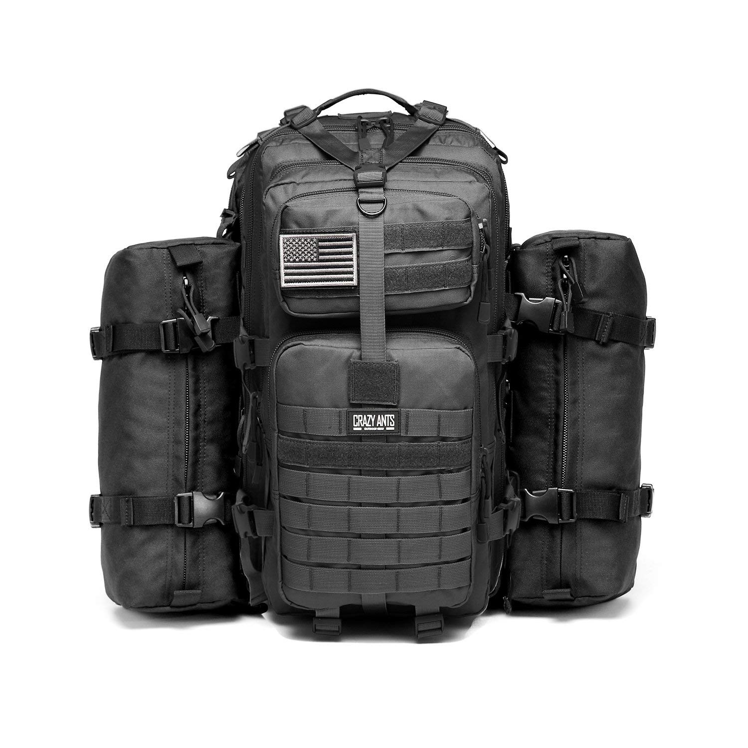 Waterproof Military Tactical Backpack + 2 Detachable packs